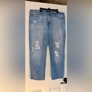 Levi’s Boyfriend 513 Distressed Jeans